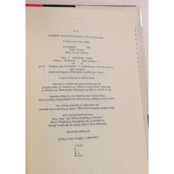A Bold Fresh Piece of Humanity by Bill O'Reilly 2008 Biography Hardback Jacket - Picture 5 of 6